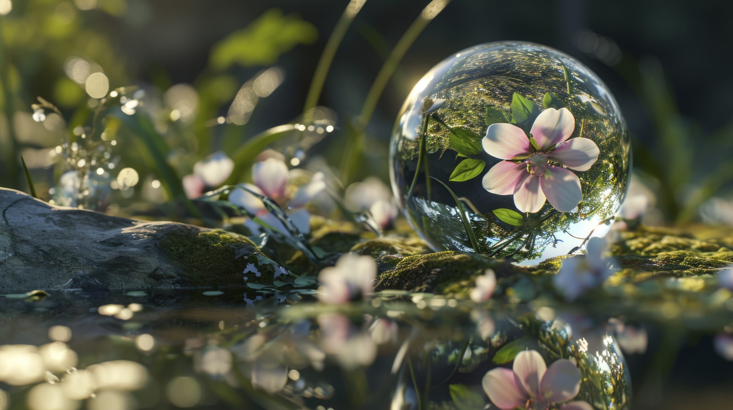 goutte-d-eau-realiste-avec-un-ecosysteme-pour-la-journee-mondiale-de-l-eau